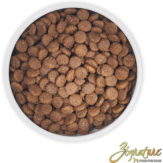 Duck Limited Ingredient Dry Dog Food in a bowl