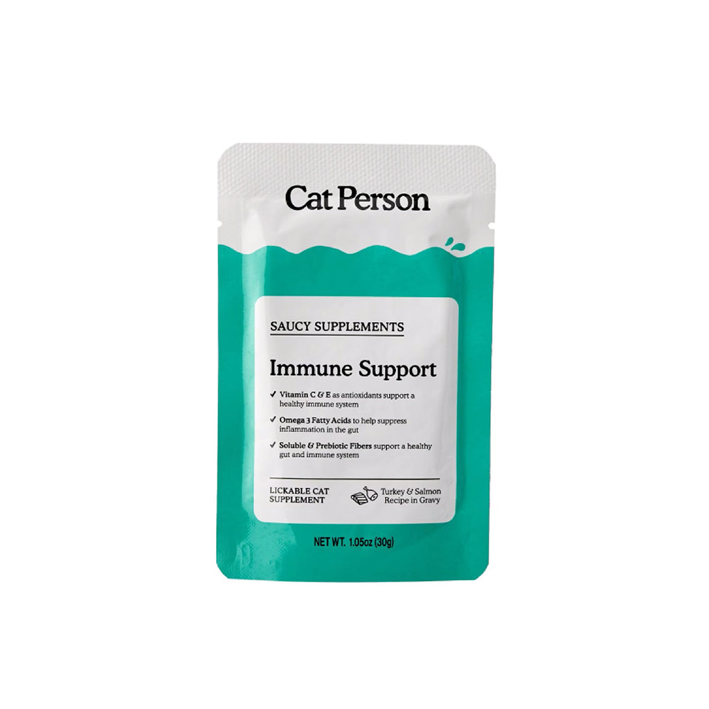 Immune Support Turkey & Salmon Saucy Supplements 1.05oz