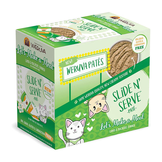Let's Make a Meal Lamb & Mackerel Dinner Slide N' Serve Pate 2.8oz box