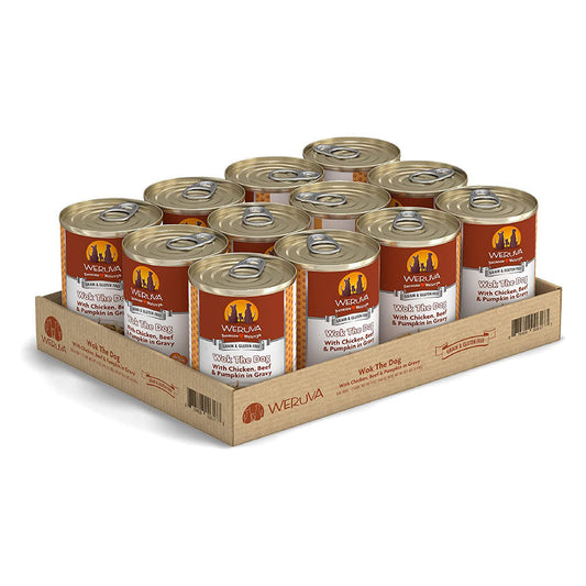 Wok the Dog with Chicken, Beef & Pumpkin in Gravy Canned Food for Dogs