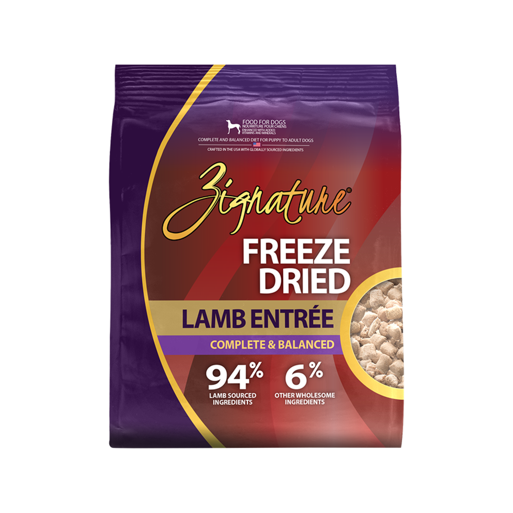Zignature Freeze-Dried Lamb Entrée Dog Food, 4 oz