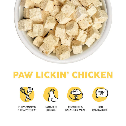 *Paw Lickin' Chicken Grain-Free Freeze-Dried Cat Food