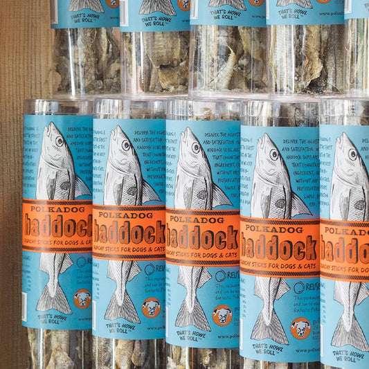 Haddock Skin Jerky Tube 2oz