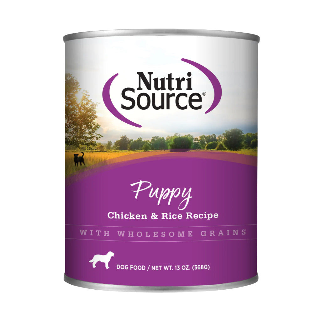 *Puppy Chicken & Rice Canned Food for Dogs 12.3oz