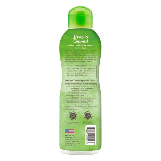 Shed Control Lime & Coconut Shampoo 20oz.