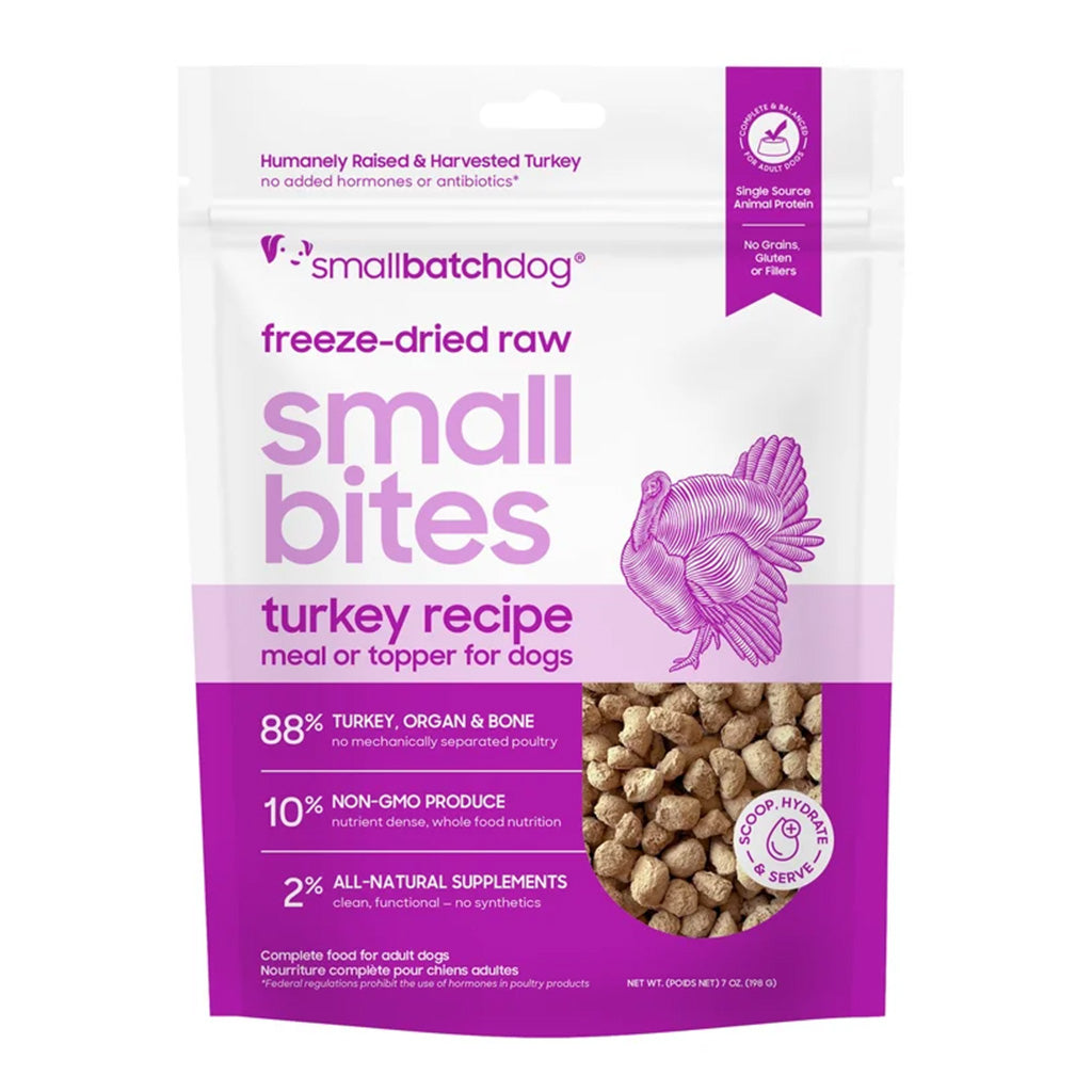 *Turkey Small Bites Freeze-dried Raw 7oz