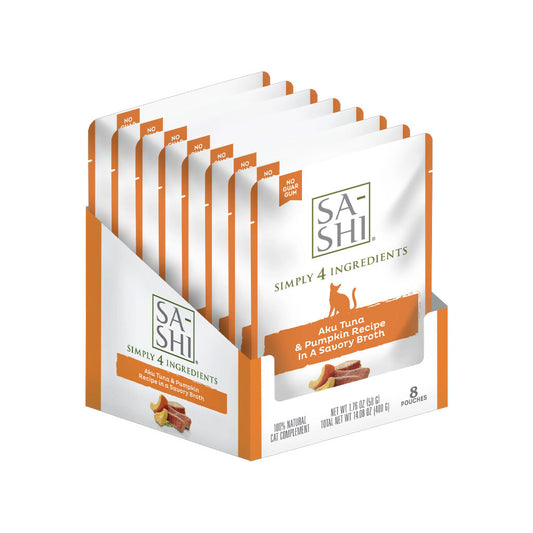 Sa-Shi Aku Tuna & Pumpkin Cat Food Recipe in Savory Broth
