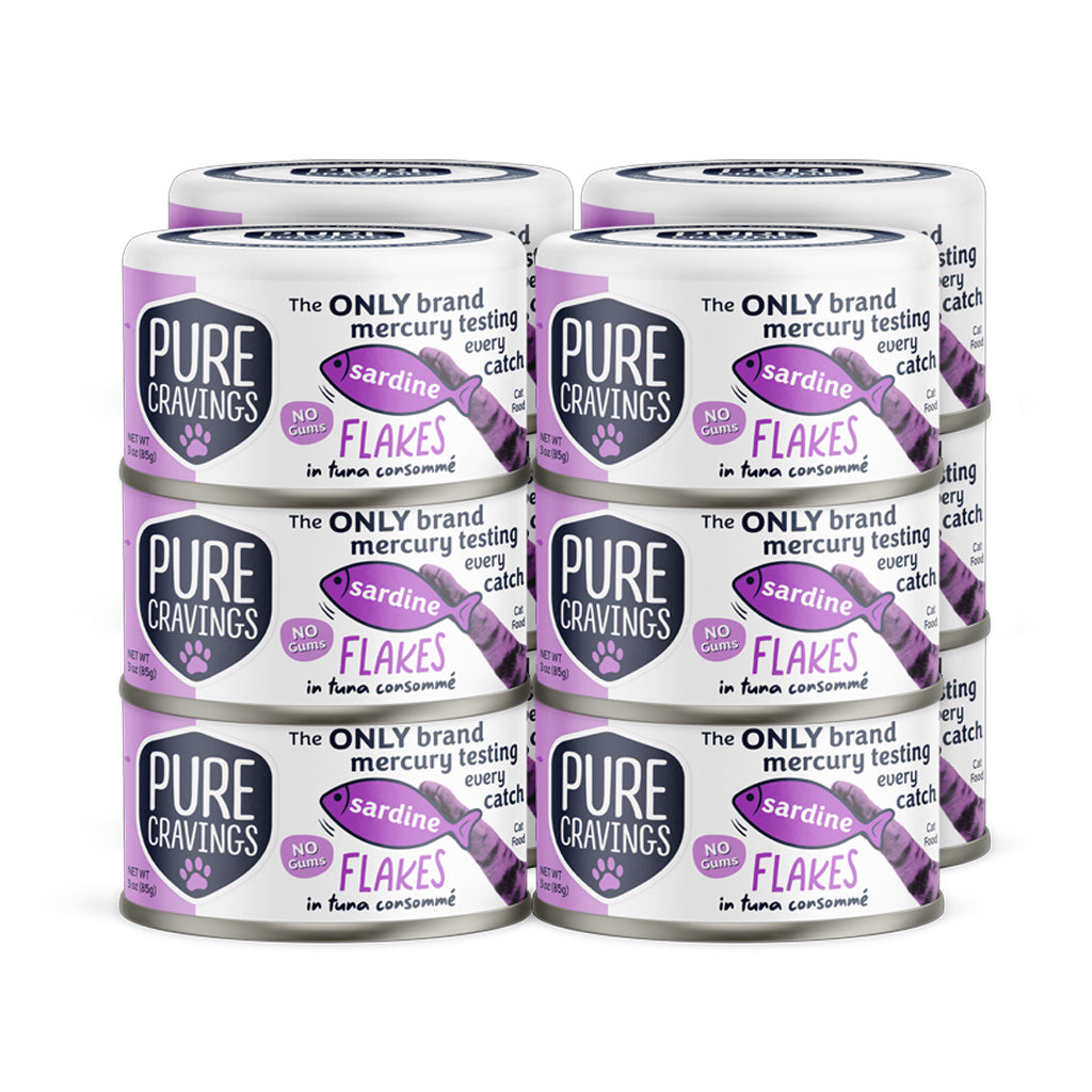 Sardine Flakes in Tuna Consommé case