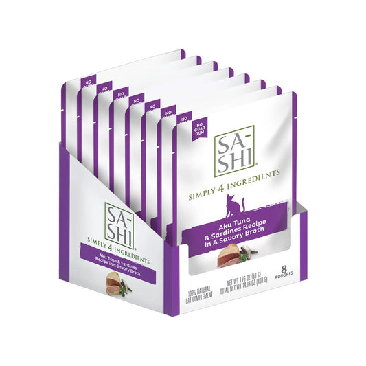 Sa-Shi Aku Tuna & Sardines Cat Food Recipe in Savory Broth