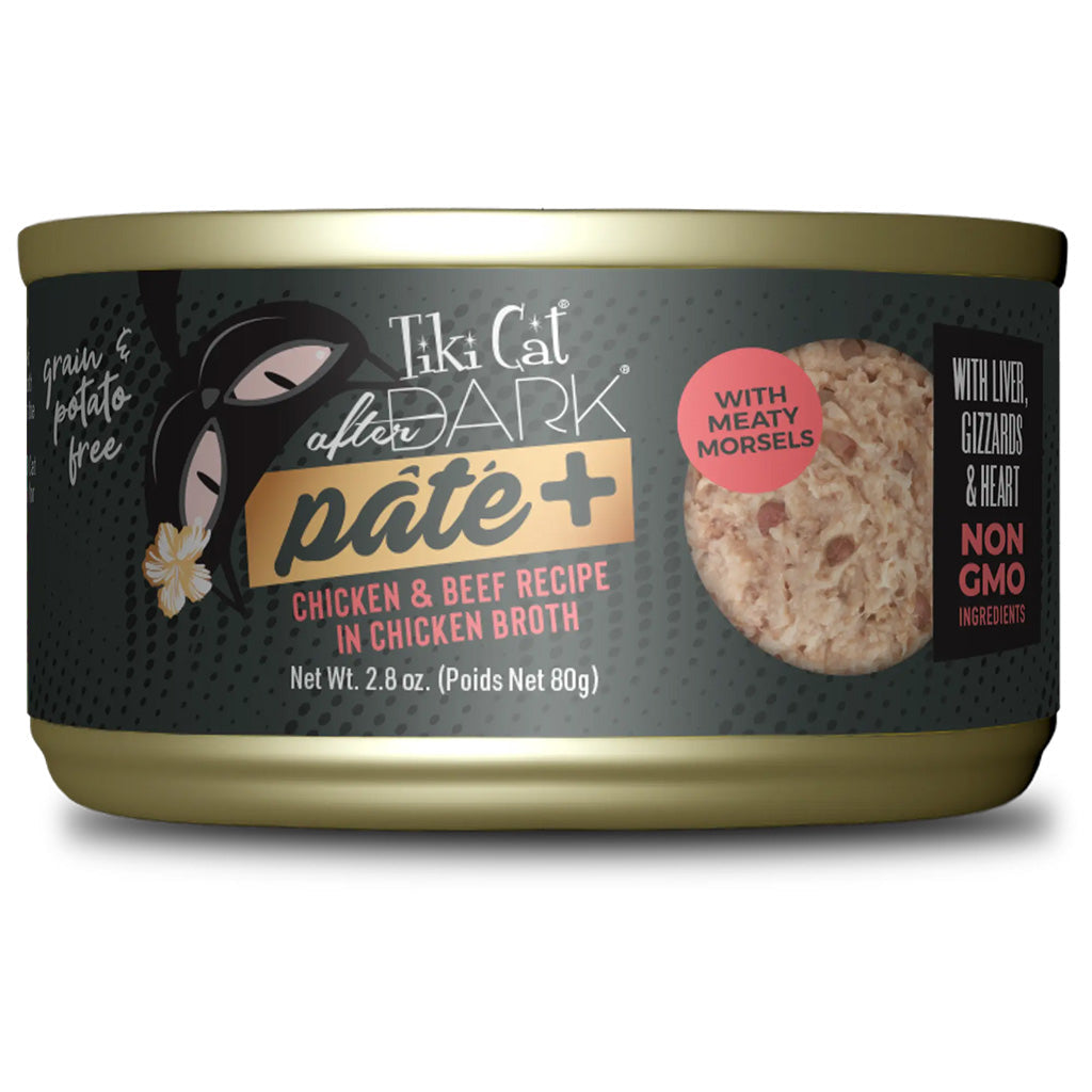 After Dark Pate+ Chicken & Beef Grain-Free Canned Food 2.8oz