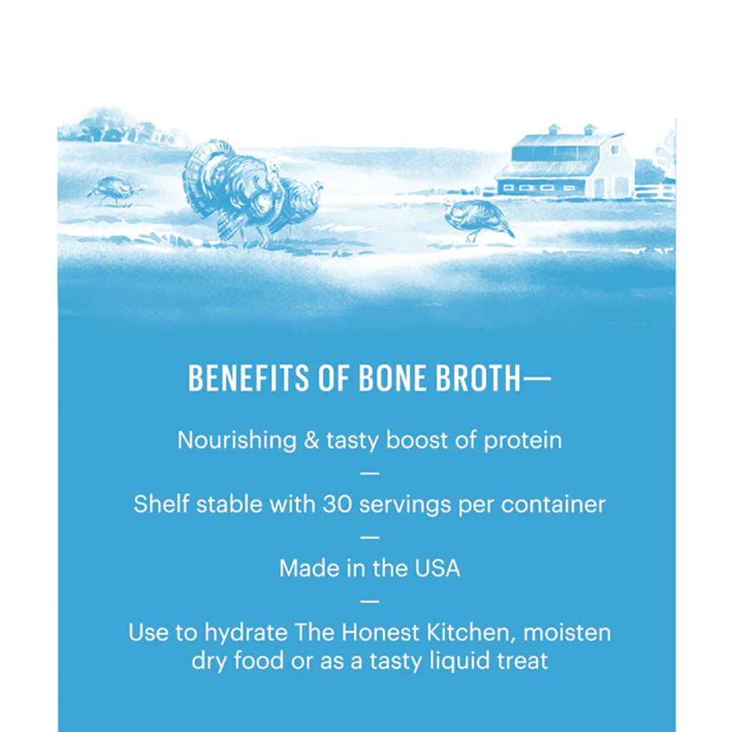 Daily Boosters Turkey Bone Broth 3.6oz benefits highlighted