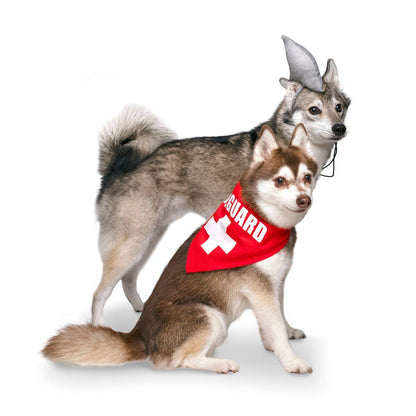 Midlee Shark vs. Lifeguard Halloween Dog Costume