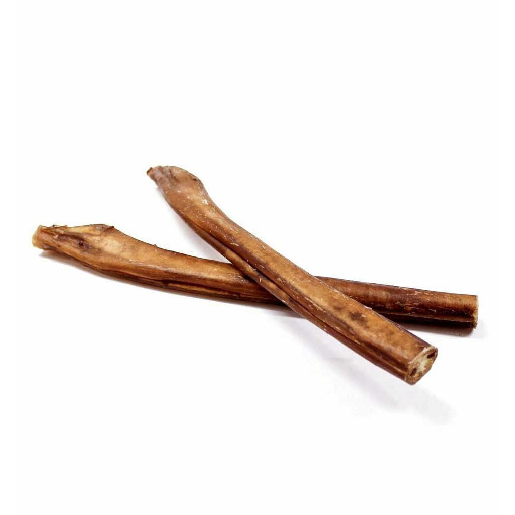 Two 12" Thick Bully Stick Odor Free