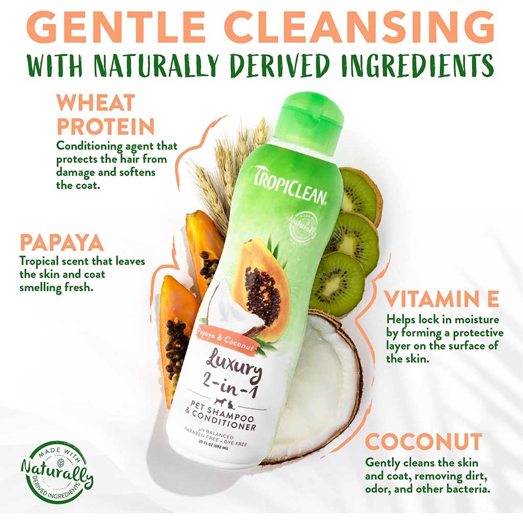 Gentle cleansing ingredients. 