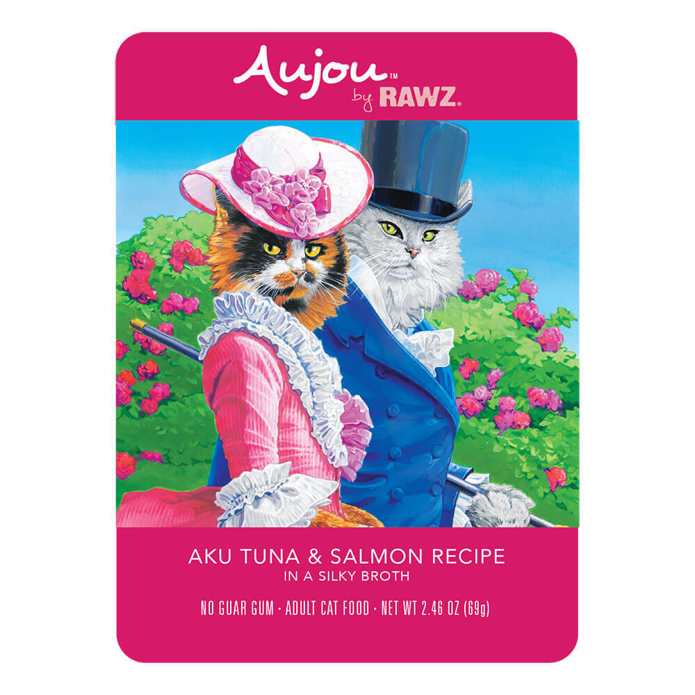 Aujou Aku Tuna & Salmon 2.46 oz. - Bancroft Pet Shop