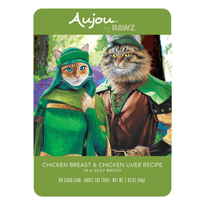 Aujou Chicken Breast & Chicken Liver 2.46 oz. - Bancroft Pet Shop