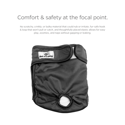 Comfort and safety top priority. No bulky materials that could rub or irritate. Fur safe hook and loop that wont pull or catch.