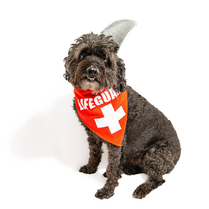 Midlee Shark vs. Lifeguard Halloween Dog Costume