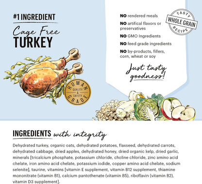 *Whole Grain Turkey Dehydrated Recipe for Dogs