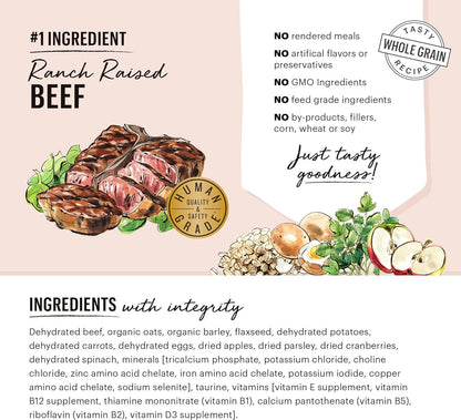 *Whole Grain Beef Dehydrated Recipe for Dogs