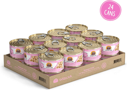 Amazon Livin' with Chicken & Chicken Liver in Gravy Canned Food for Cats case of 24 