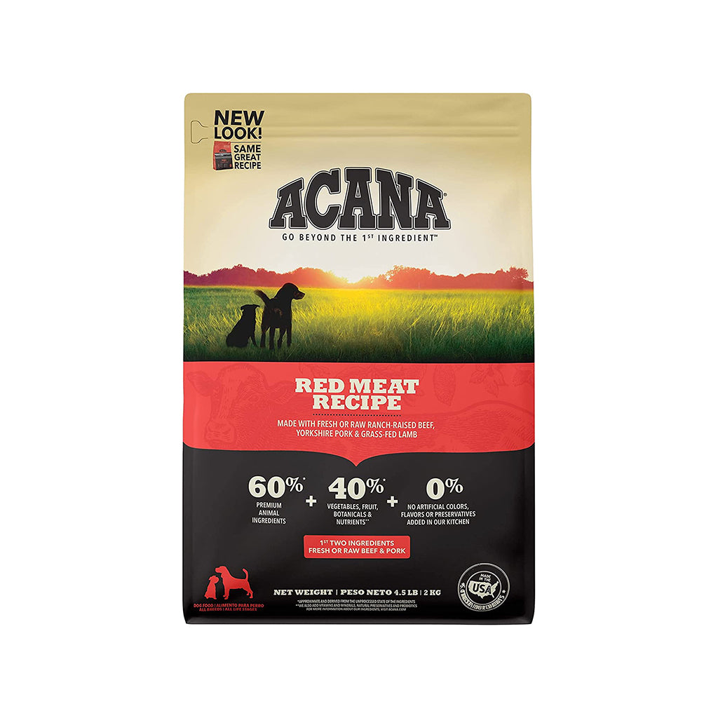 Heritage Red Meat Dry Dog Food 4.5 lb 
