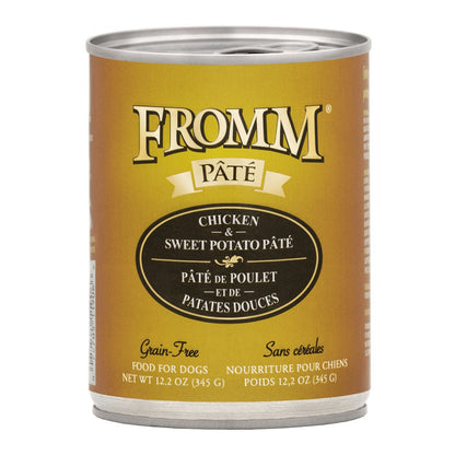 Pate Chicken & Sweet Potato Canned Food for Dogs 12.2oz