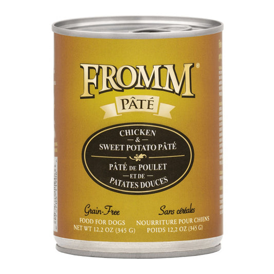 Pate Chicken & Sweet Potato Canned Food for Dogs 12.2oz