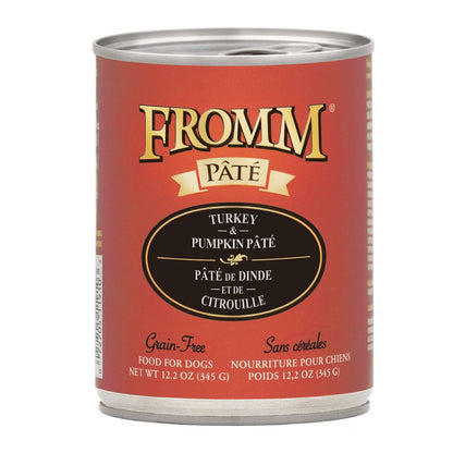 Pate Turkey & Pumpkin Canned Food for Dogs 12.2oz