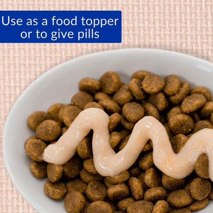 Churu Chicken with Scallop on kibble.