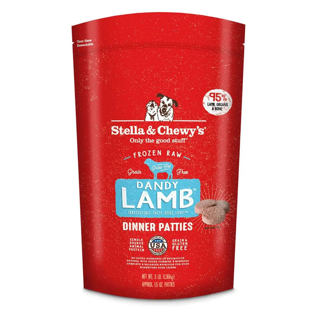 Frozen Raw Lamb Dinner Patties