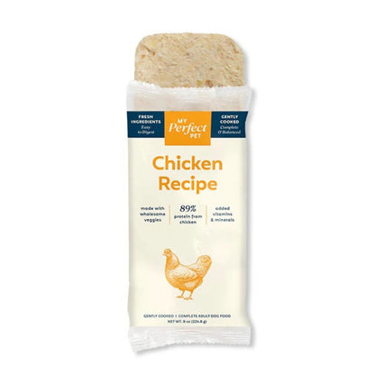 My Perfect Pet Chicken Recipe bar in its packaging