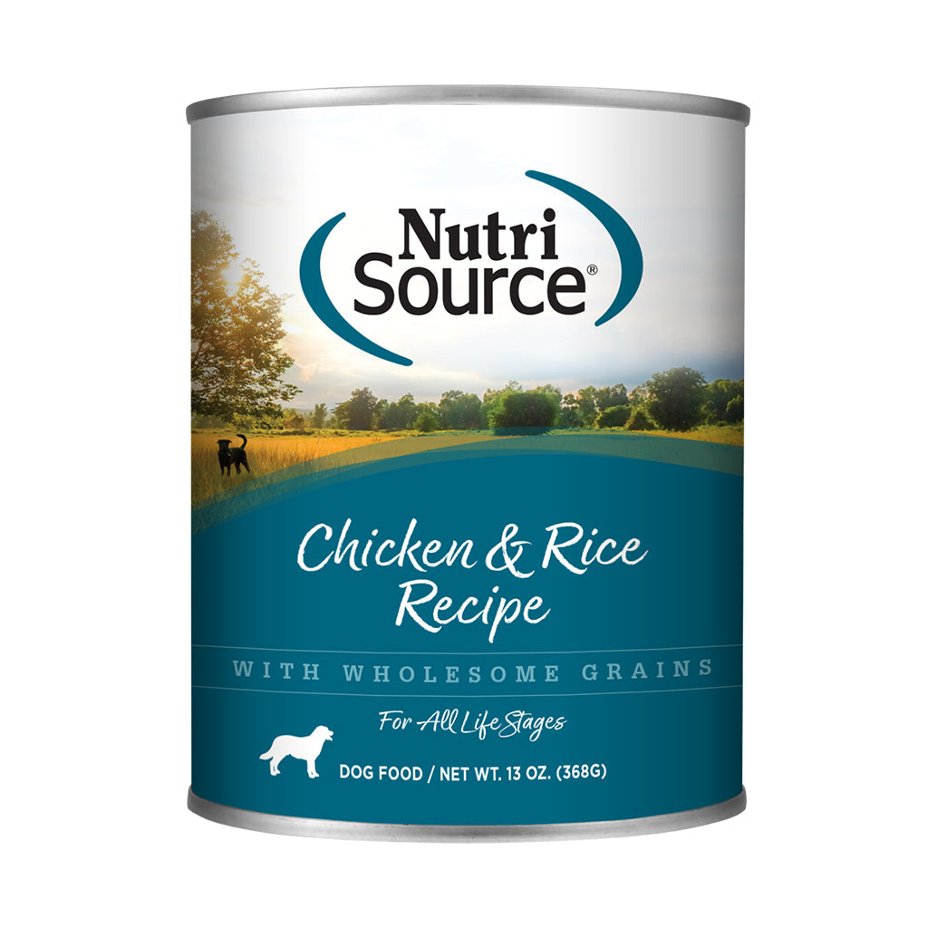 Chicken & Rice Canned Food for Dogs 13oz