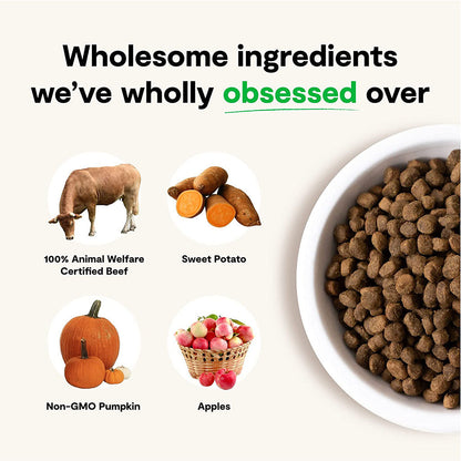 Open Farm wholesome ingredients. 