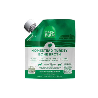 Open Farm Bone Broth Homestead Turkey 12oz