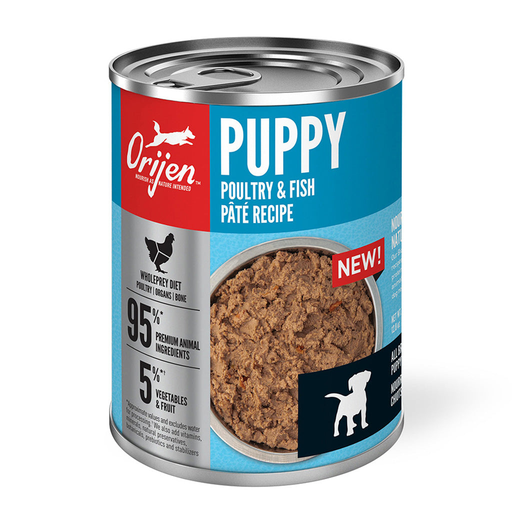 Puppy Poultry & Fish Pate Canned Food for Dogs 12.8oz