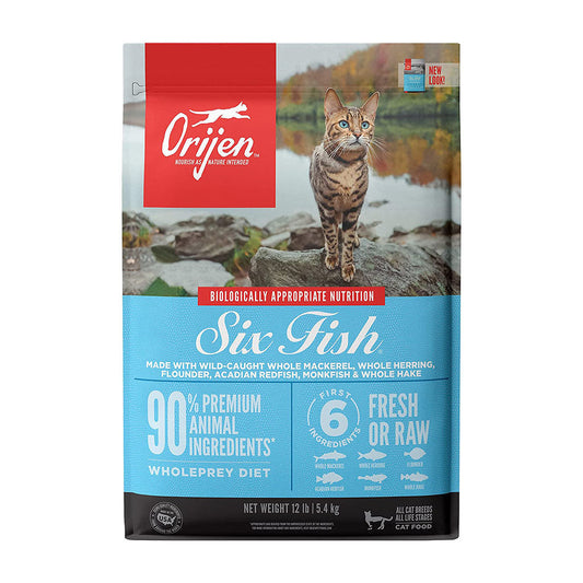 *Six Fish for Cats Grain Free Dry Food