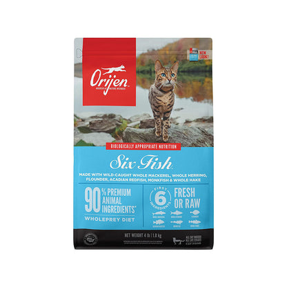 *Six Fish for Cats Grain Free Dry Food