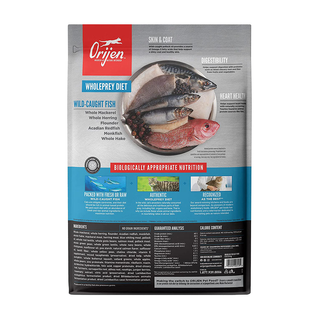 *Six Fish for Cats Grain Free Dry Food