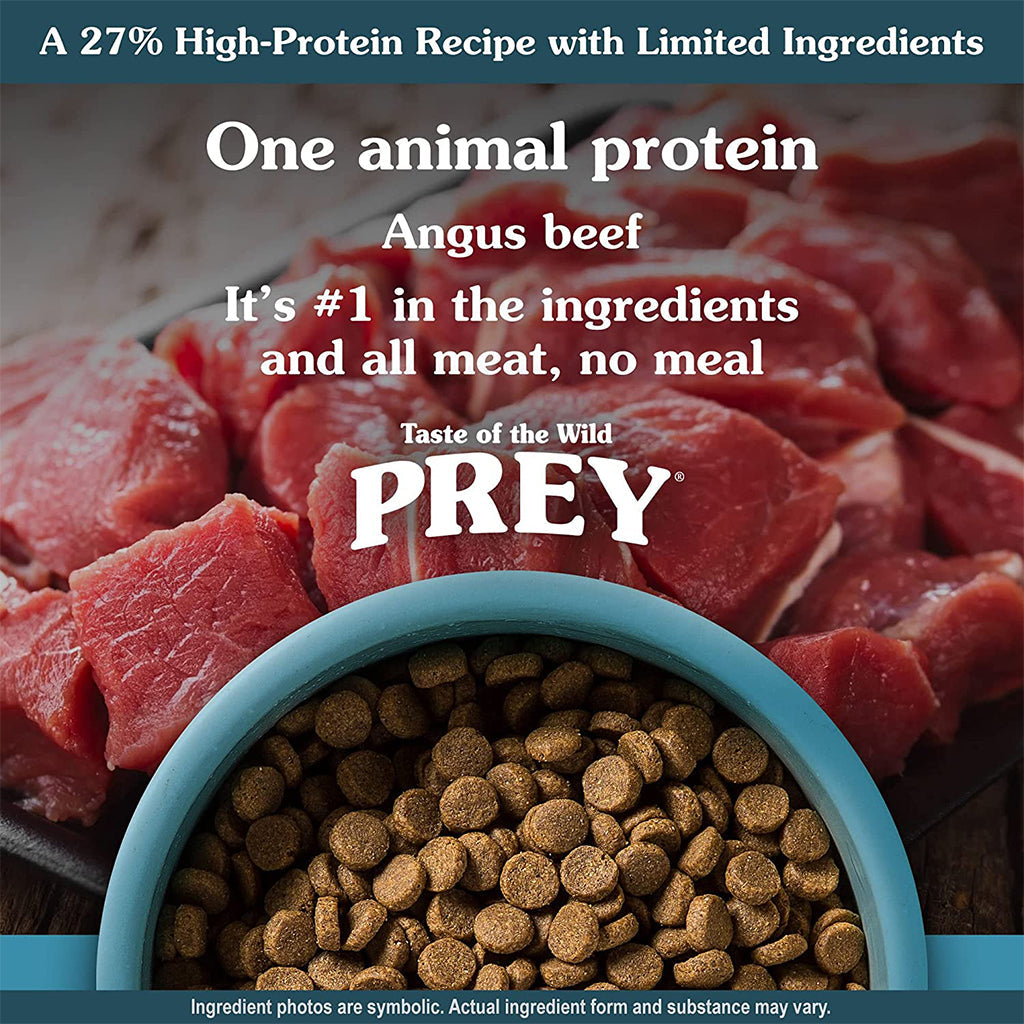 Angus Beef Prey for Dogs in a bowl 