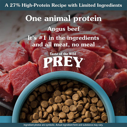 Angus Beef Prey for Dogs in a bowl 