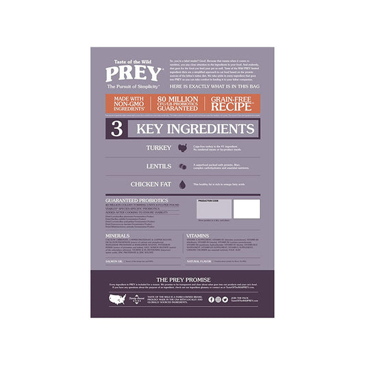 *Turkey Prey for Cats 6lb