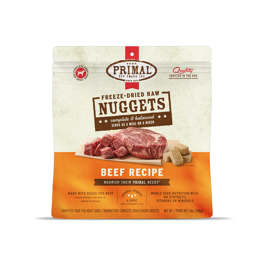 Beef Freeze-dried Raw Nuggets 14oz