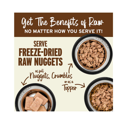 Benefits of Beef Freeze-dried Raw Nuggets 14oz. 