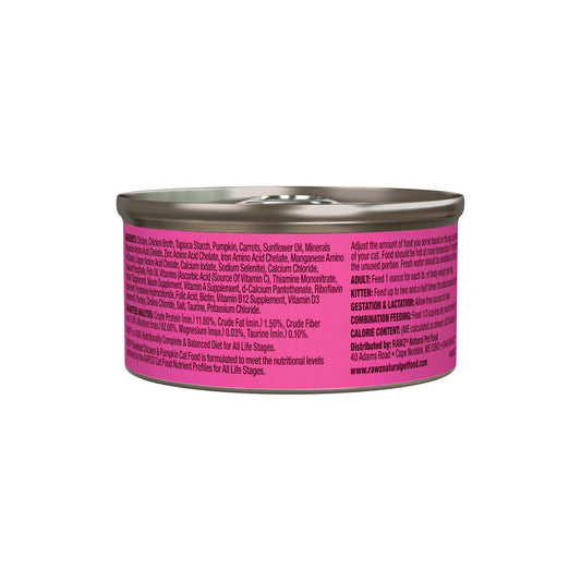 Shredded Chicken & Pumpkin Recipe Canned Food for Cats 3oz