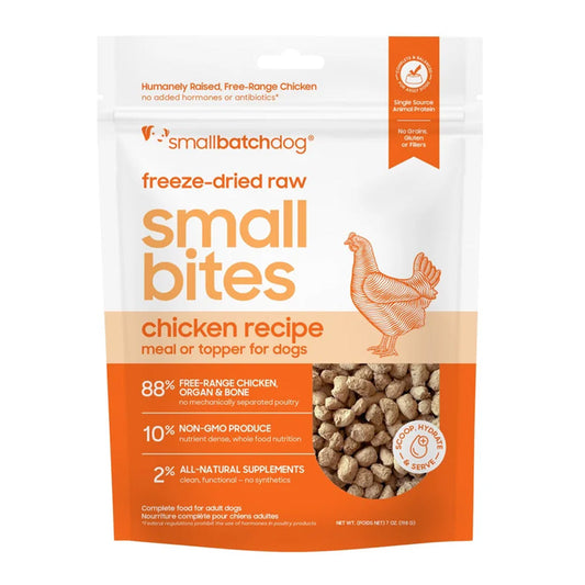Chicken Small Bites Freeze-dried Raw 7oz