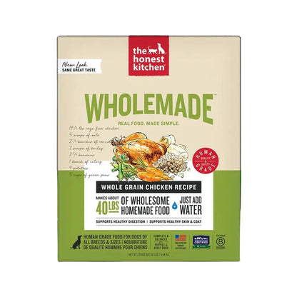 The Honest Kitchen Wholemade whole grain chicken recipe 10lb box