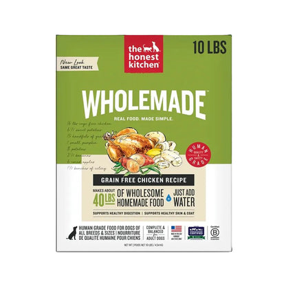 The Honest Kitchen Wholemade grain free chicken recipe 10lb box