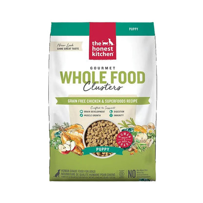 The Honest Kitchen Whole Food Clusters grain free chicken and superfoods puppy recipe 20lb bag