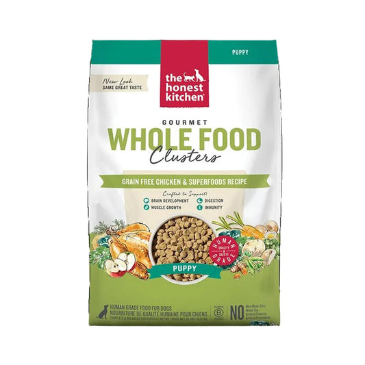 The Honest Kitchen Whole Food Clusters grain free chicken and superfoods puppy recipe 20lb bag